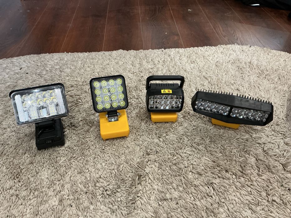 Робоча лампа-прожектор на акамулятор dewalt яскрава економна якісна