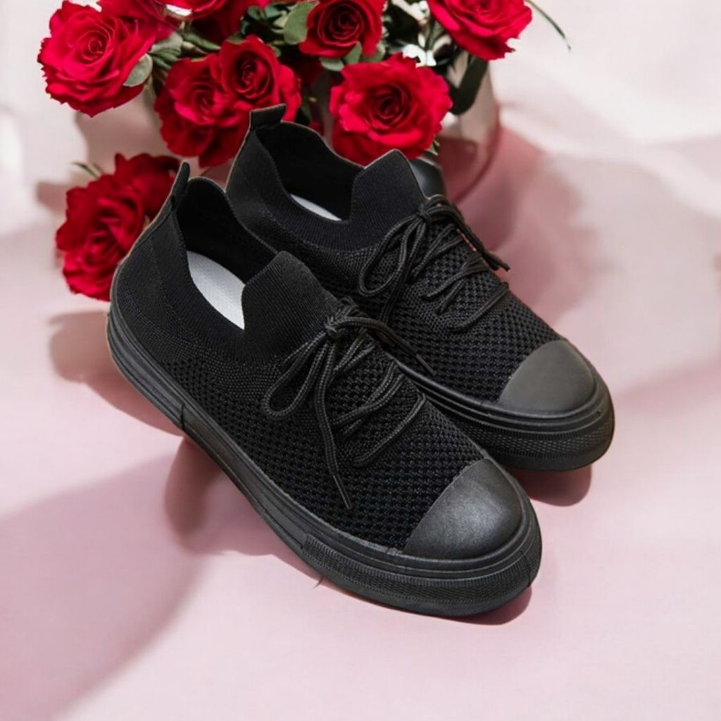 Ostatnie Pary! WYPRZEDAŻ! Damskie Przewiewne Buty Sportowe Slip On