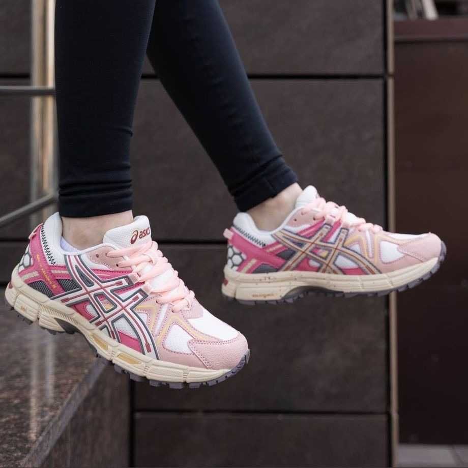 Кроссовки Асикс Gel-Kahana 8 Beige Pink/Жіночі Кросівки Асікс Кахана