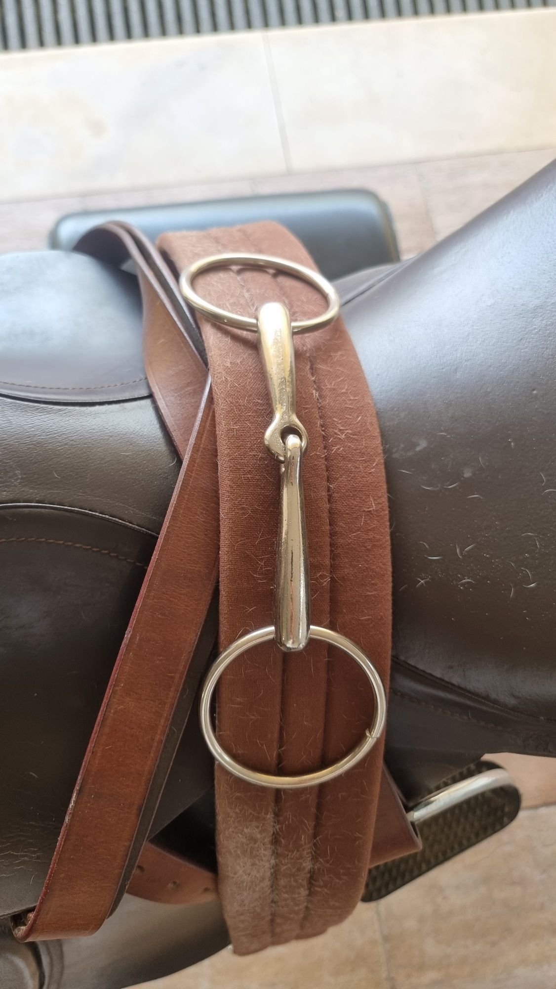 Vendo sela 17.5 /cabeçada/cilha /bridao