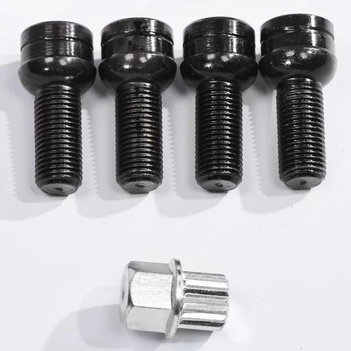 Conjunto de 4 Pernos de segurança c/ chave - M14x1,5mm