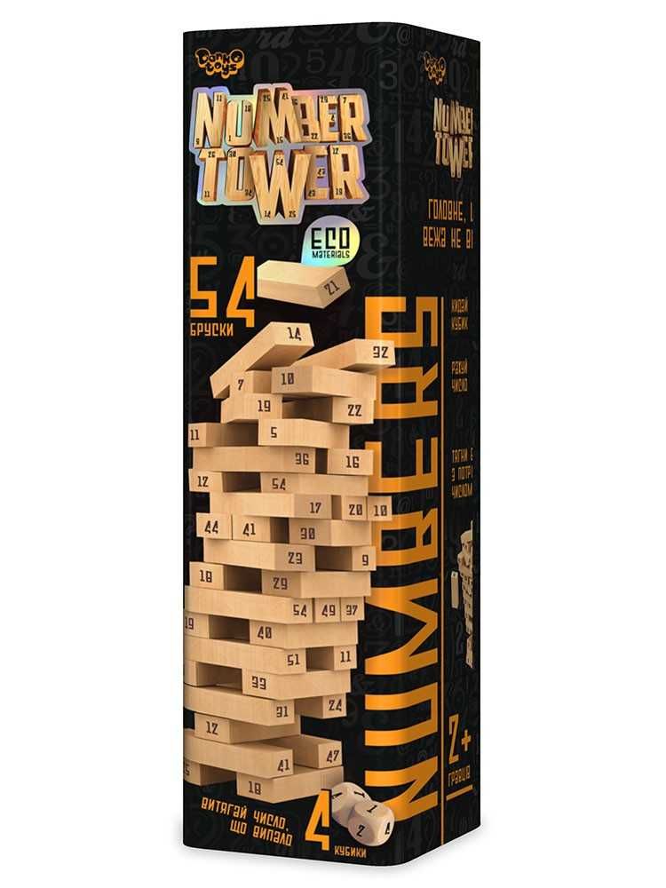 Игра Number Tower Danko Toys vega, вега, башня, дженга, джанга