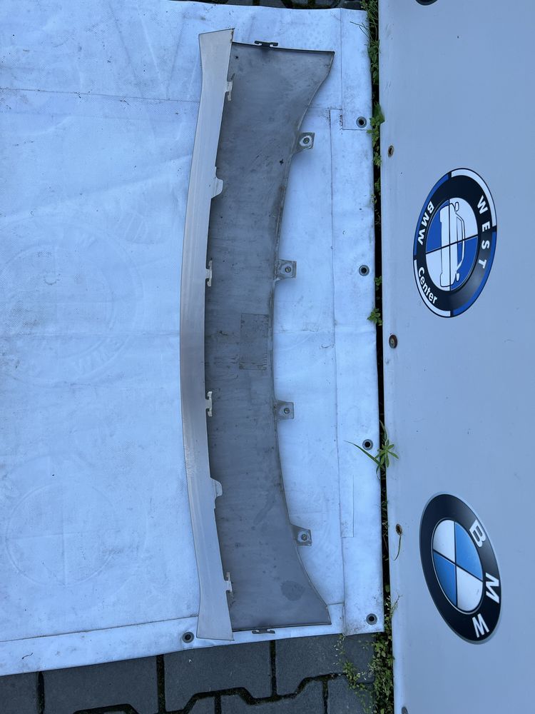 Накладка бампера нижня алюмінь bmw x5 f15