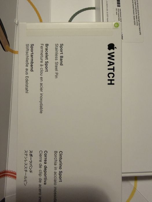 Apple Watch SE 44mm Gold- Novo e Selado (GPS)
