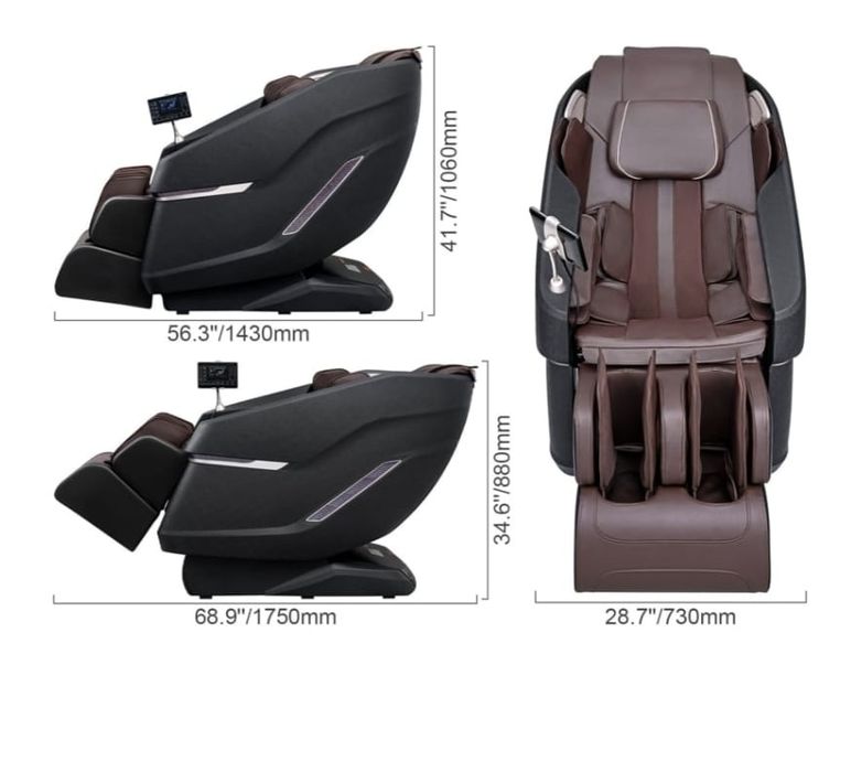 Poltrona de massagens de corpo inteiro, nova