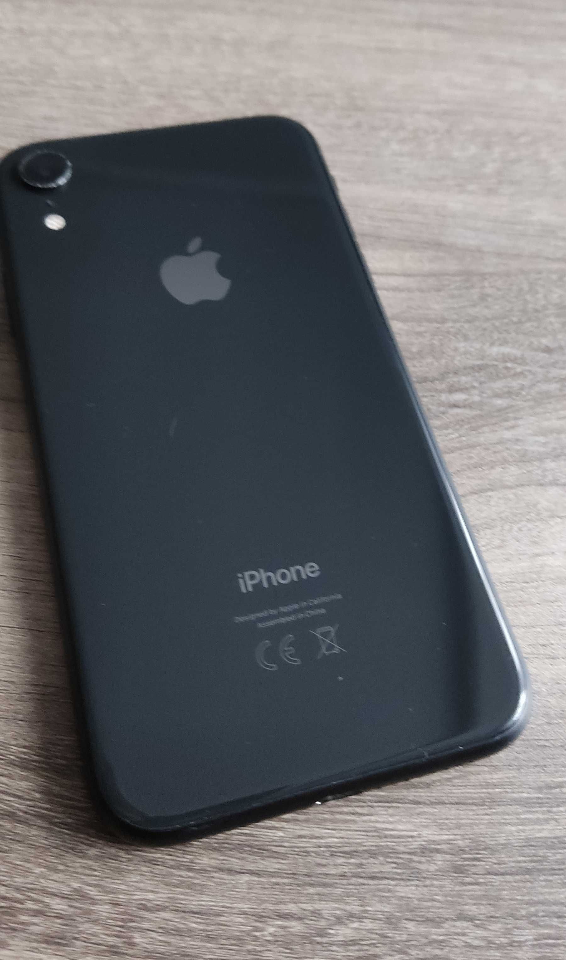 IPhone XR Black 64 GB + 3x szyba + gratisy