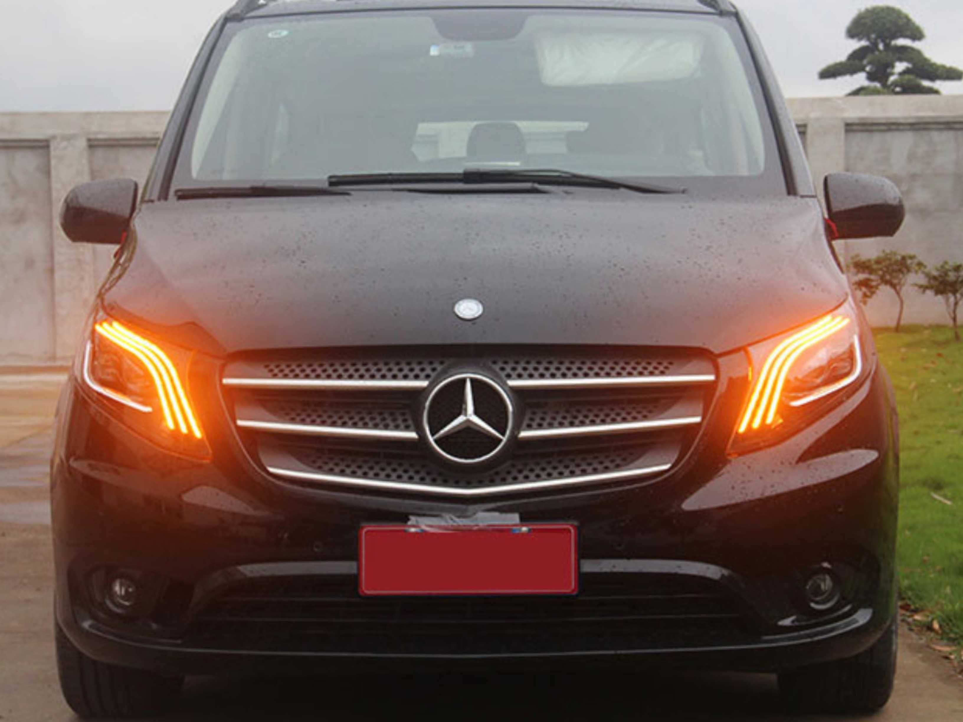 Full led фары Maybach Mercedes W447 Vito V Metris фари фара вито в