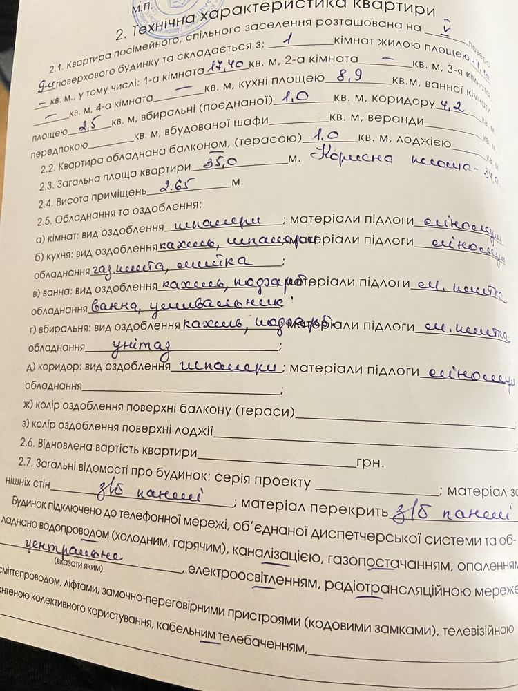 Продаю квартиру