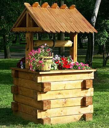 Колодцы из дерева.