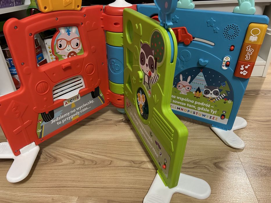 Fisher price książka edukacyjna duża