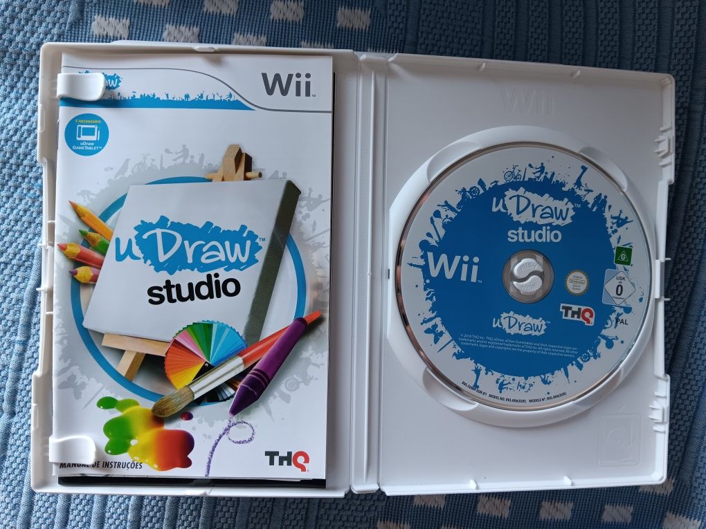 Tablete Udraw + Jogo Udraw Studio Nintendo Wii