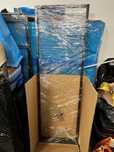 Wiszak sufitowy czarny metalowy LONG 140 x 45