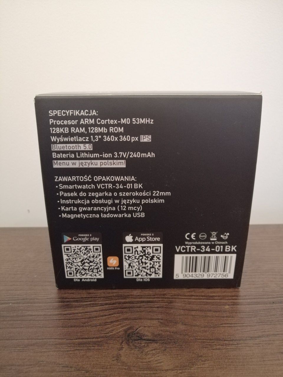 Smartwatche Vector Smart Stylish VCTR-34-01-BK