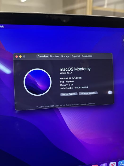 Macbook Air 2020 M1 8/256, дешево, дуже класний макбук