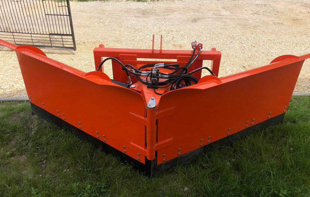 Wzmacniany pług do śniegu strzałka seria ciężka metal technik