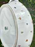 Saladeira/terrina porcelana Limoges França 34 cm por 18