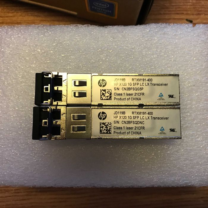 Модуль HP X120 1G SFP LC LX Transceiver (JD119B). SFP модуль.