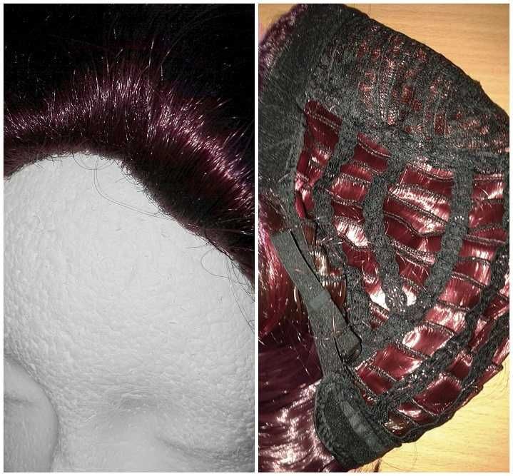 Tanjirou Kamado Demon Slayer czerwona krótka peruka męska cosplay