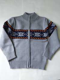 Sweter rozpinany rozmiar 128 cm
