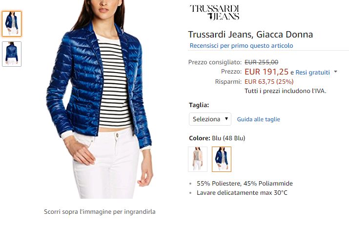 Куртка Trussardi jeans, размер 44