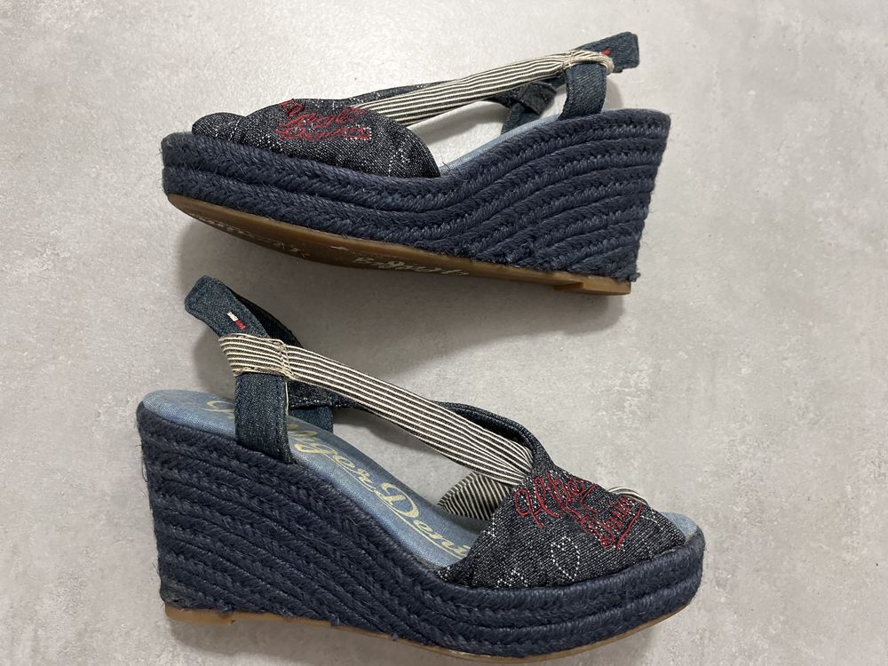 Espadryle na koturnie Tommy Hilfiger, 38