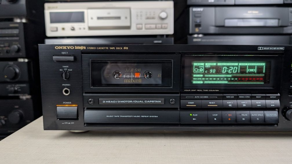 Onkyo Integra TA-2570 Wysokiej klasy magnetofon kasetowy 3-głowicy