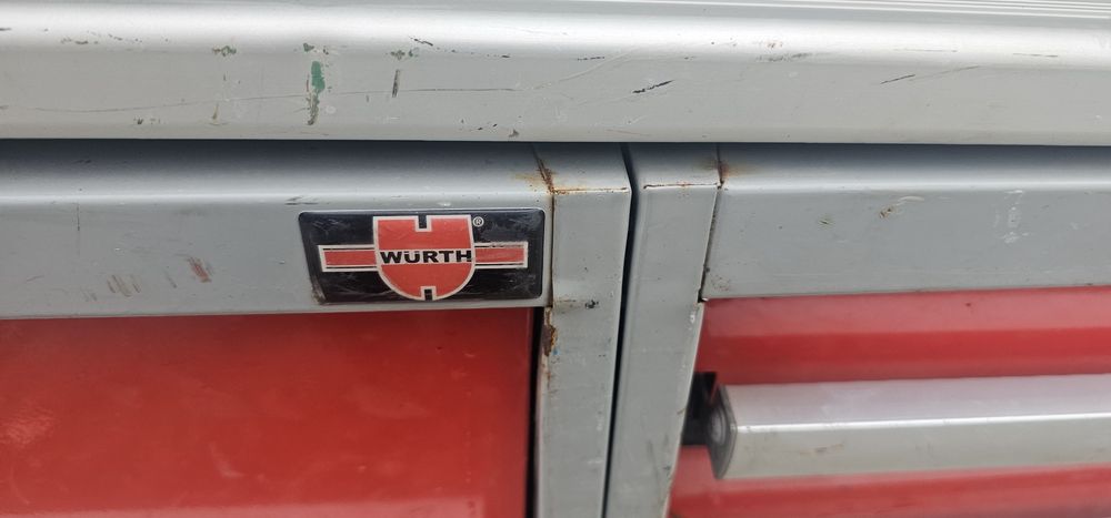 Regał szafka do Busa szuflady Wurth zabudowa bus