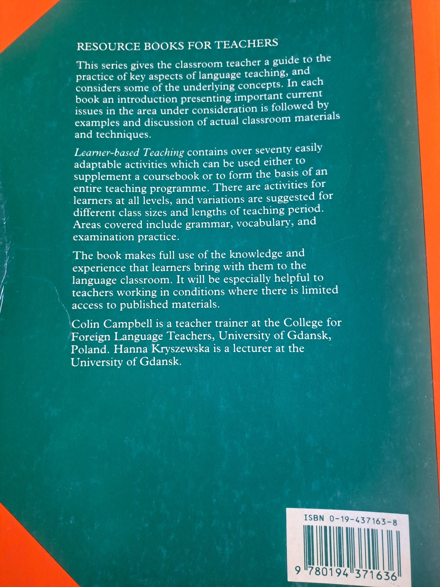 Learner-based teaching