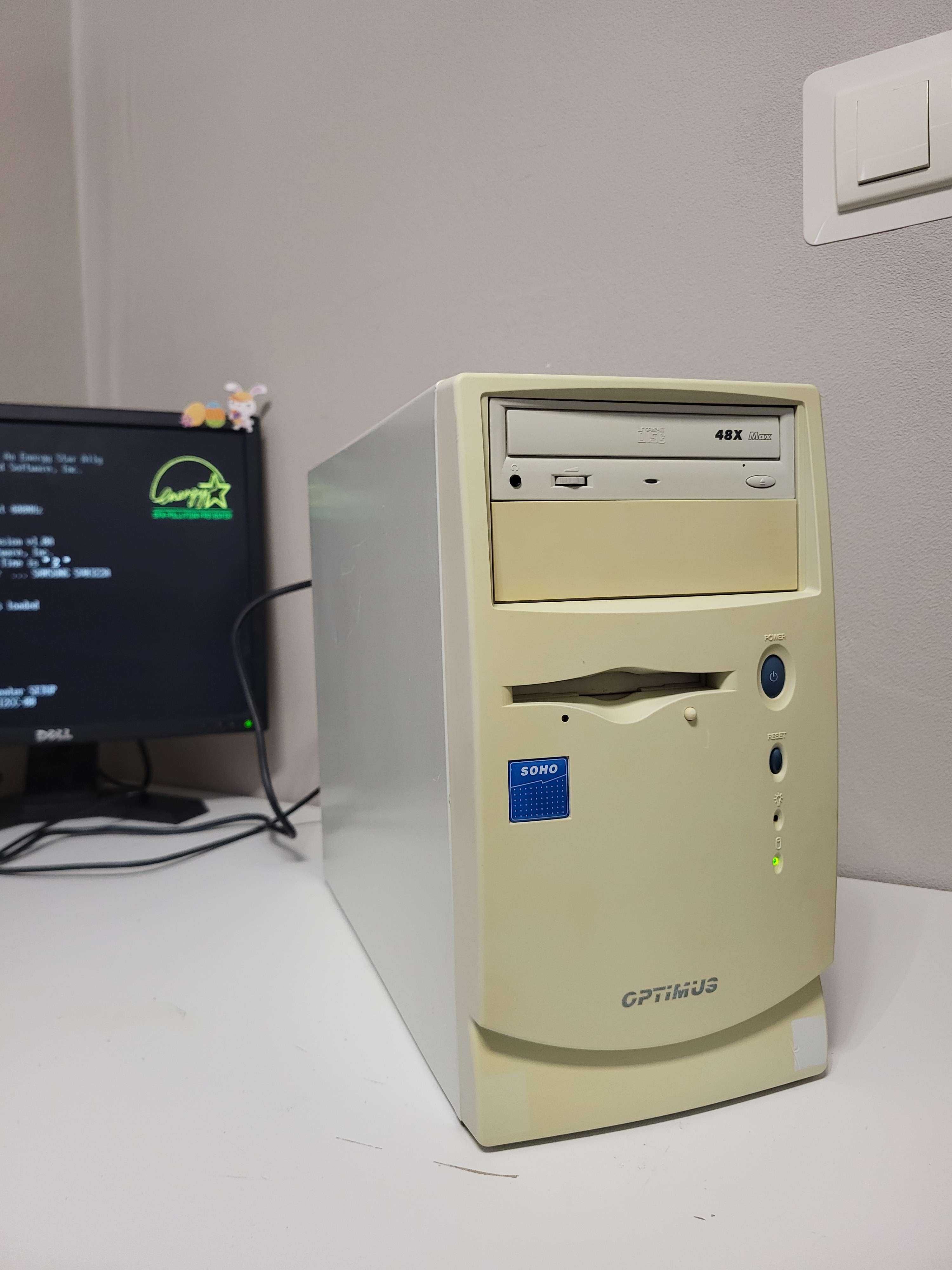 Retro Komputer Optimus Celerom MMX Slot 1 ATI Rage II
