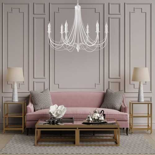 Promocja Żyrandol klasyczny JEWESA 6-ramienny - CZTERY KOLORY