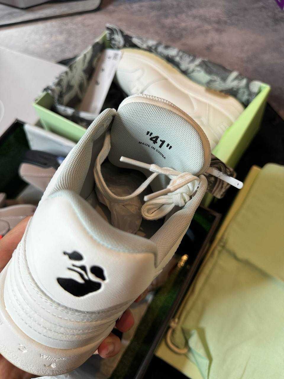 (БЕЗ ПЕРЕДОПЛАТИ)Off white office For walking оф вайт білі