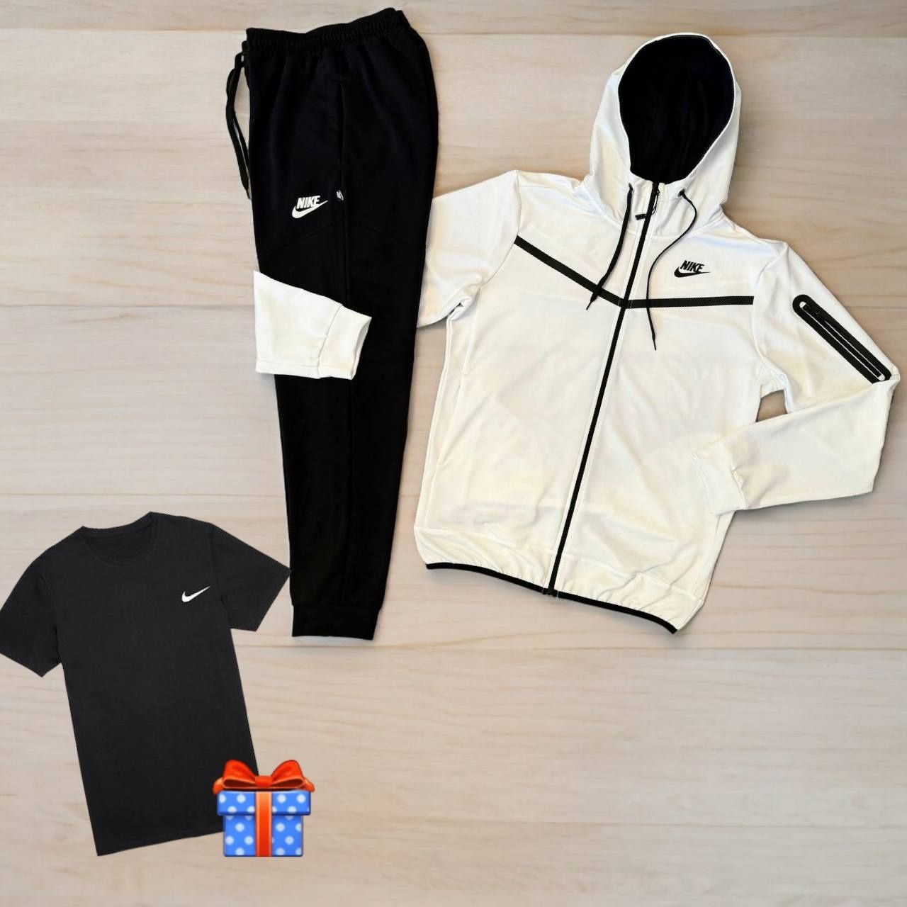 Чоловічий спортивний костюм Nike + футболка у подарунок