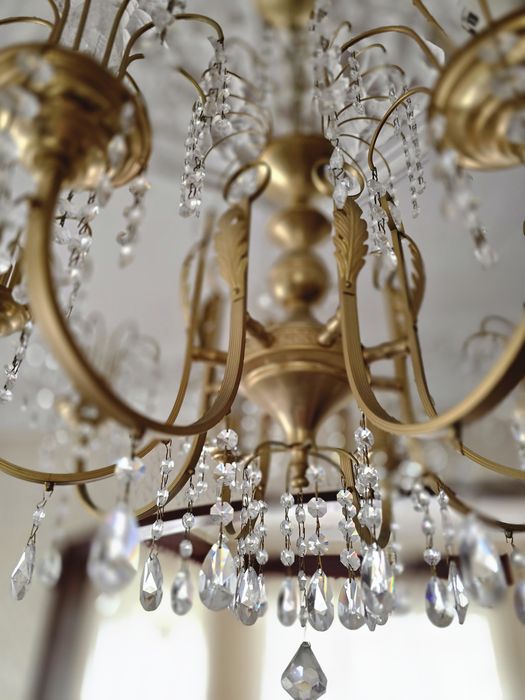 Candeeiro de teto cristal
