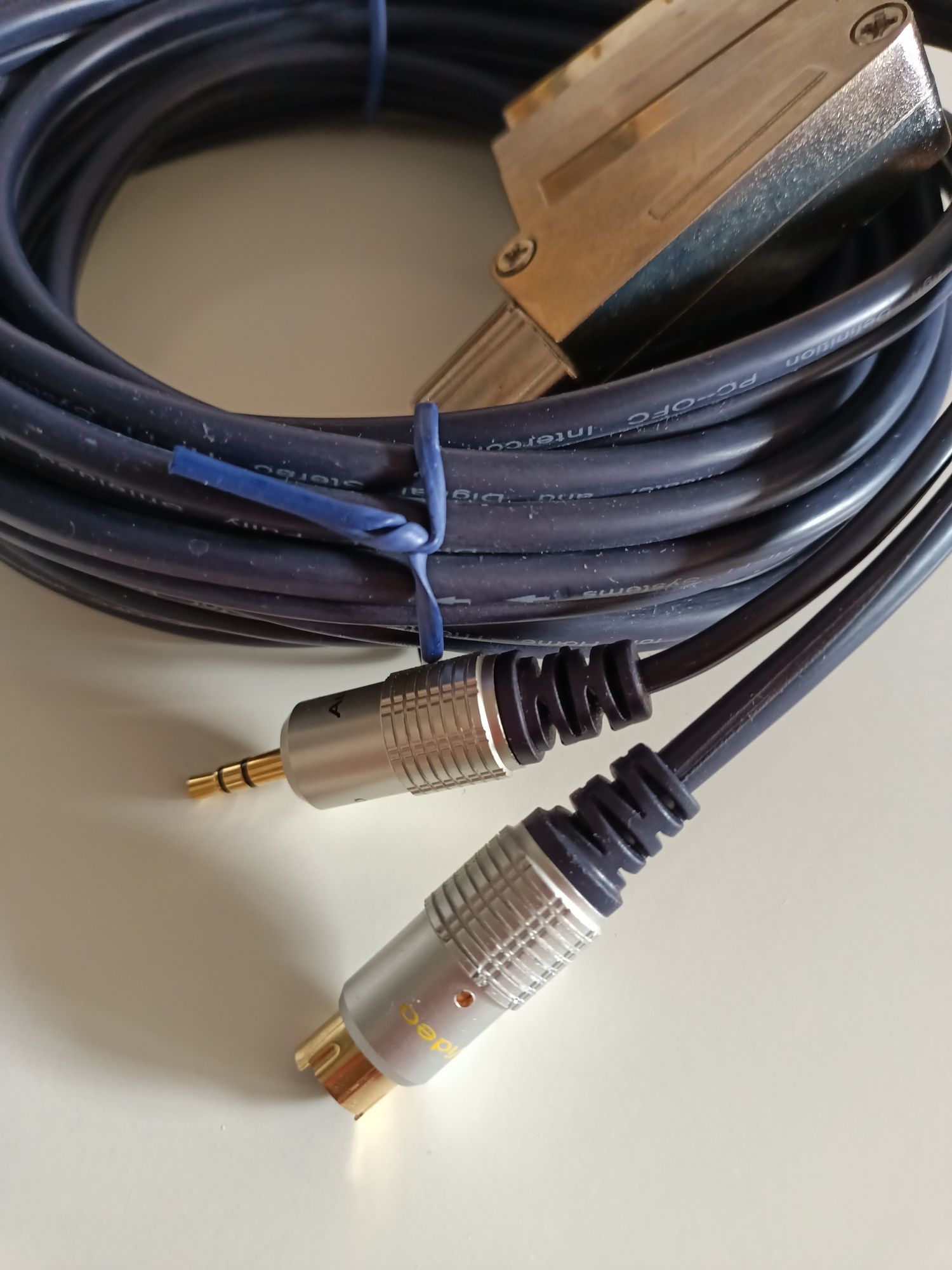 Kabel SCART Euro z cinchem audio i video