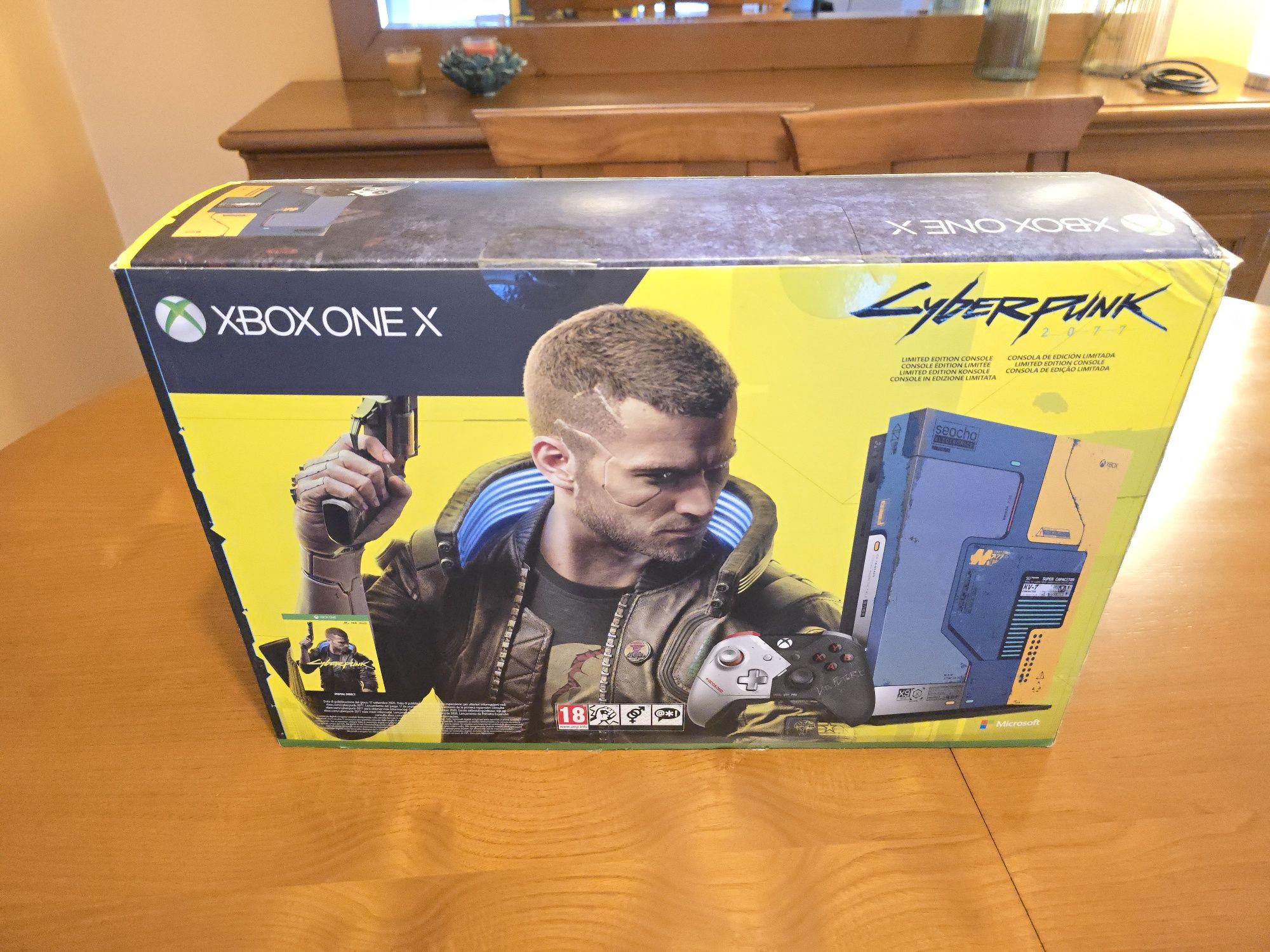 Xbox One X Cyberpunk 2077 Edição Limitada