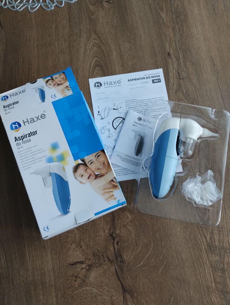 Elektryczny Aspirator do nosa na katar Haxe / odciągacz na katarek