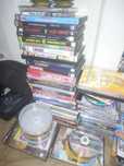 DVD, CD-диски, фильмы, мультфильмы, музыка 130 шт, мін. ц. за 1