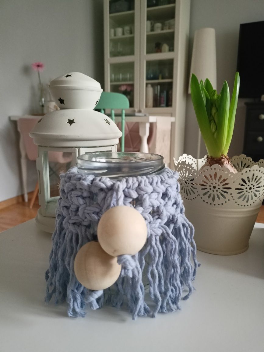 Świecznik Boho irysowy