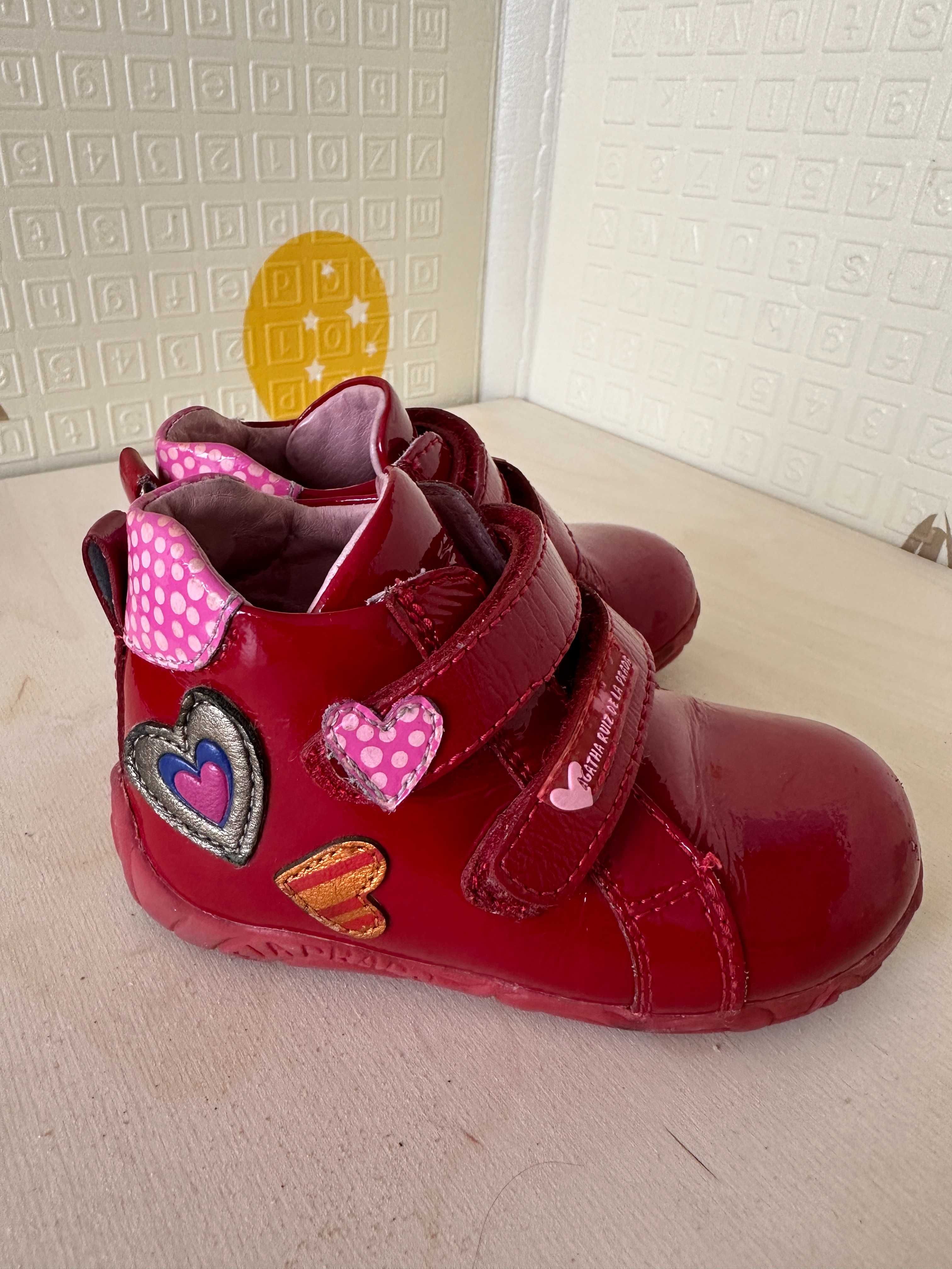 Skórzane buty dla dziewczynki Agatha Ruiz de la Prada r. 22