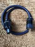 Kabel zasilający audio Audiocrast 3x2.5 mm dł 1.0m. Wtyki Furutech.