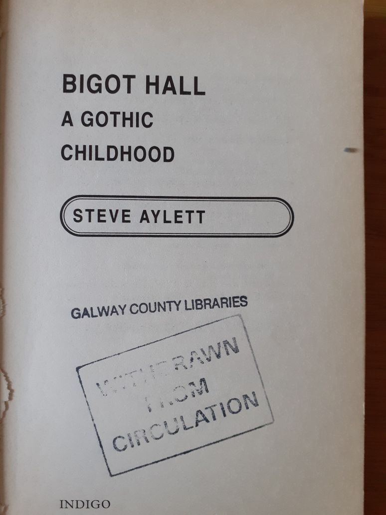Książka Bigot Hall, Steve Aylett