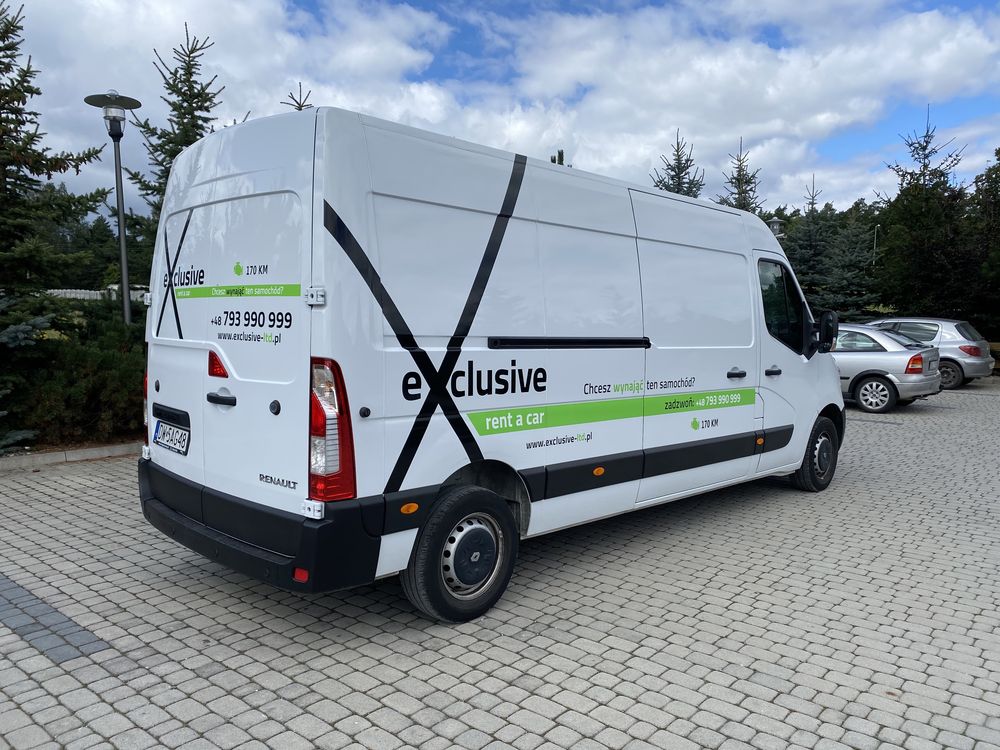 Wynajem Renault Master 170 koni Max Super wyposażony !!!