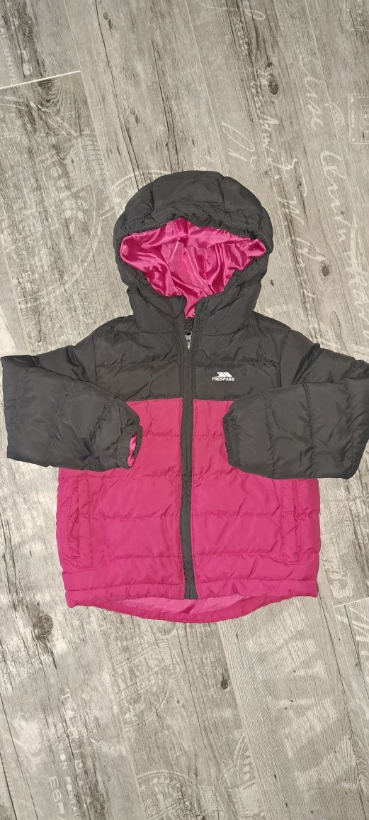 Kurtka Trespass kids soft shell rozm. 98 dla dziewczynki coldheat