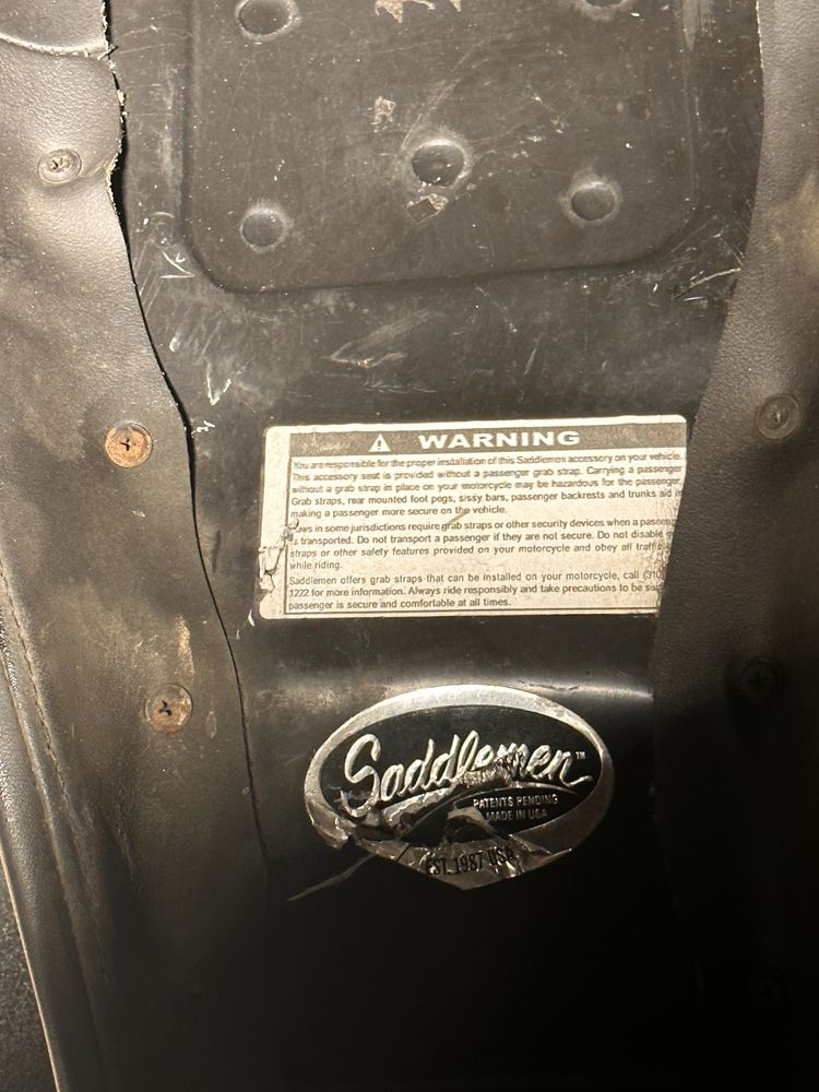Harley Davidson Turing żelowe siedzenie kanapa Saddelman od 2014