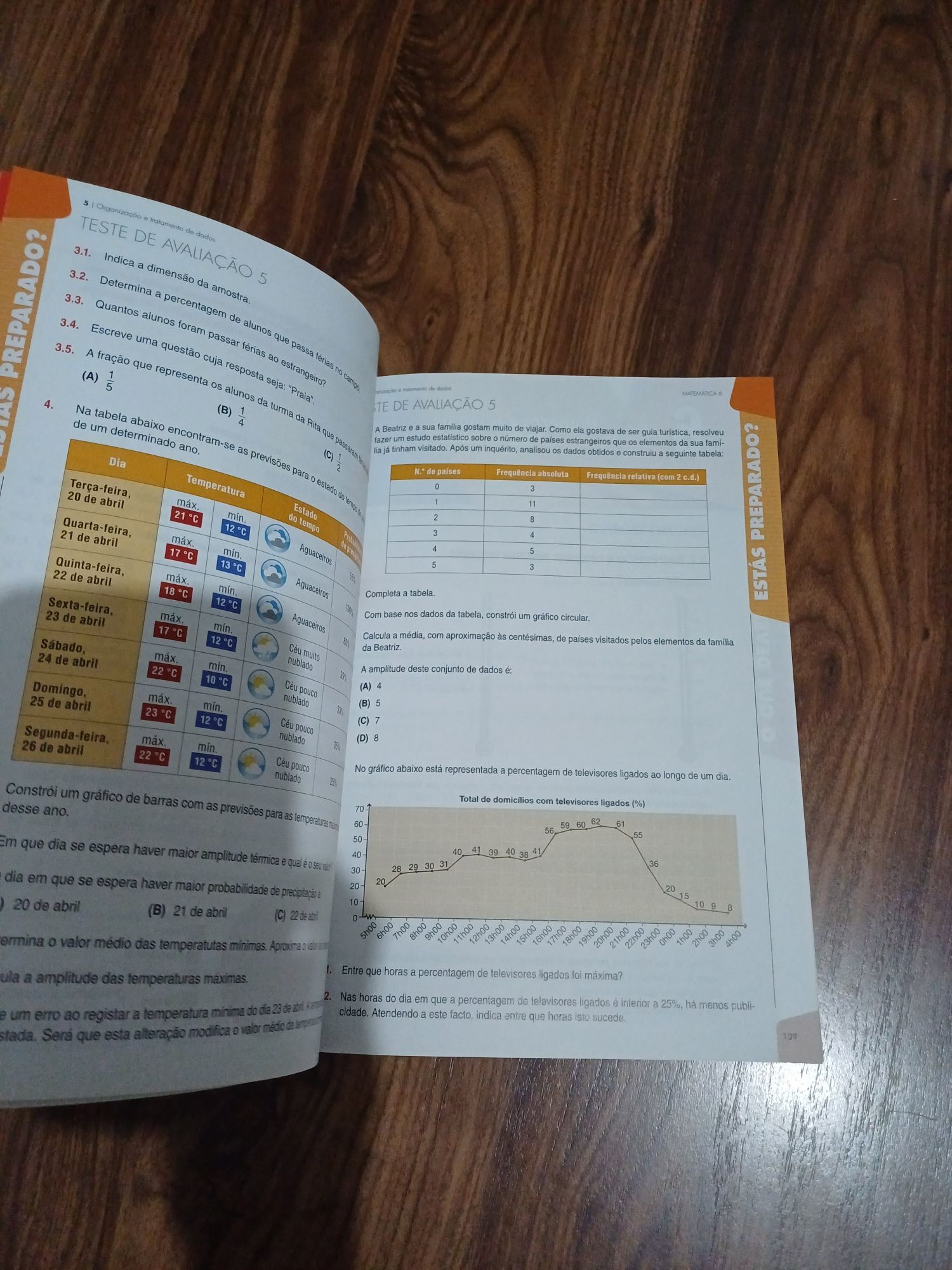 Matemática Preparo os testes 6 ano