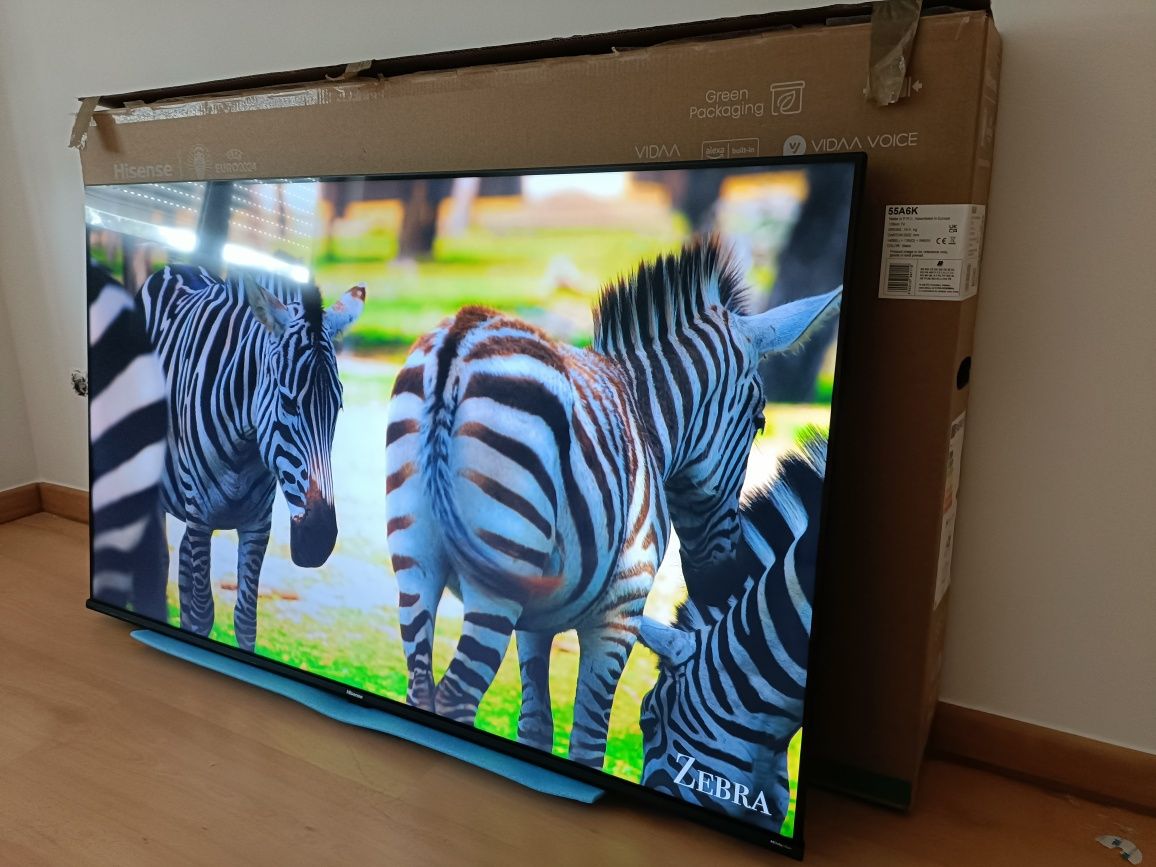 TV Hisense 55'' LED UHD A6K 4K Smart TV