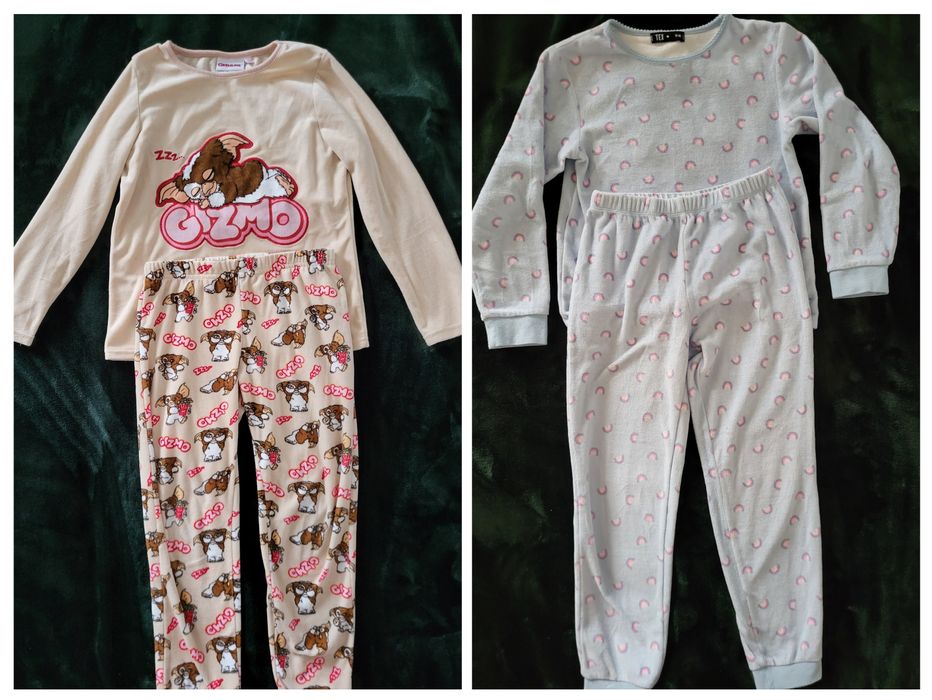 2x piżama dla dziewczynki 122/128