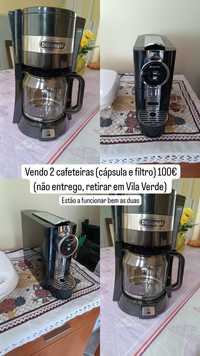 Cafeteira de cápsula + Cafeteira de filtro