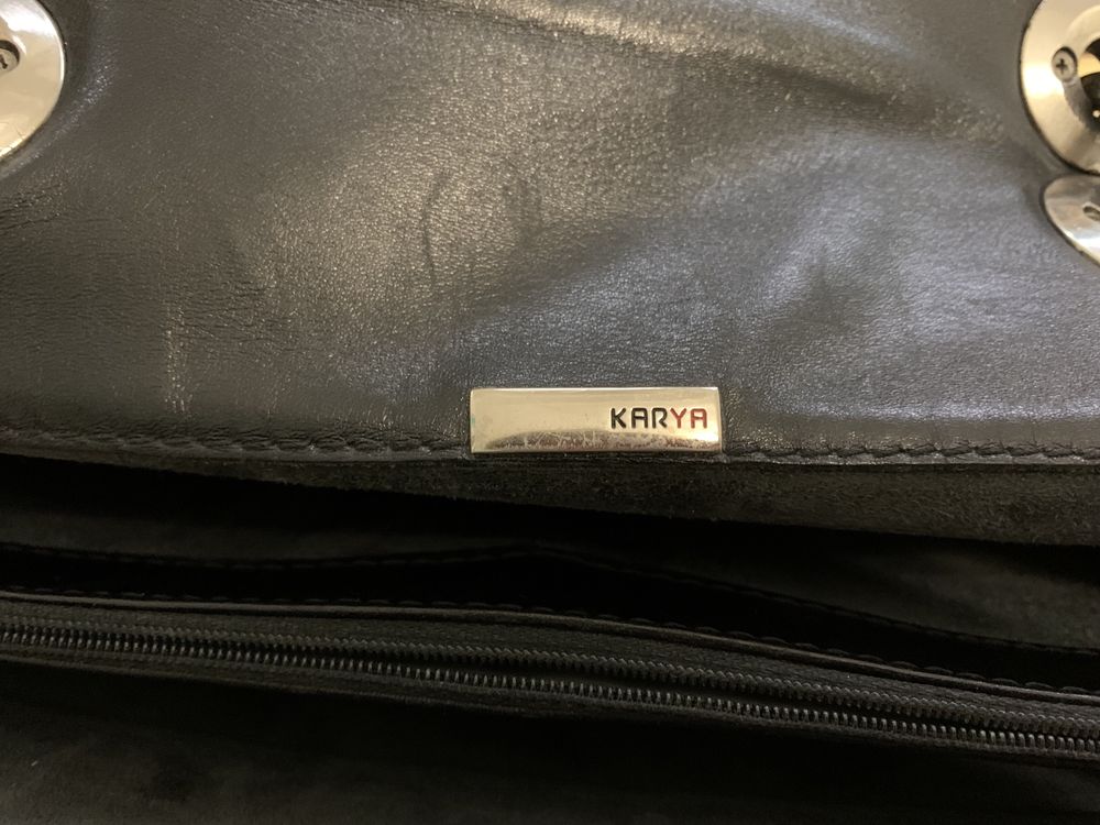 Продам кожаный портфель/чемодан Karya