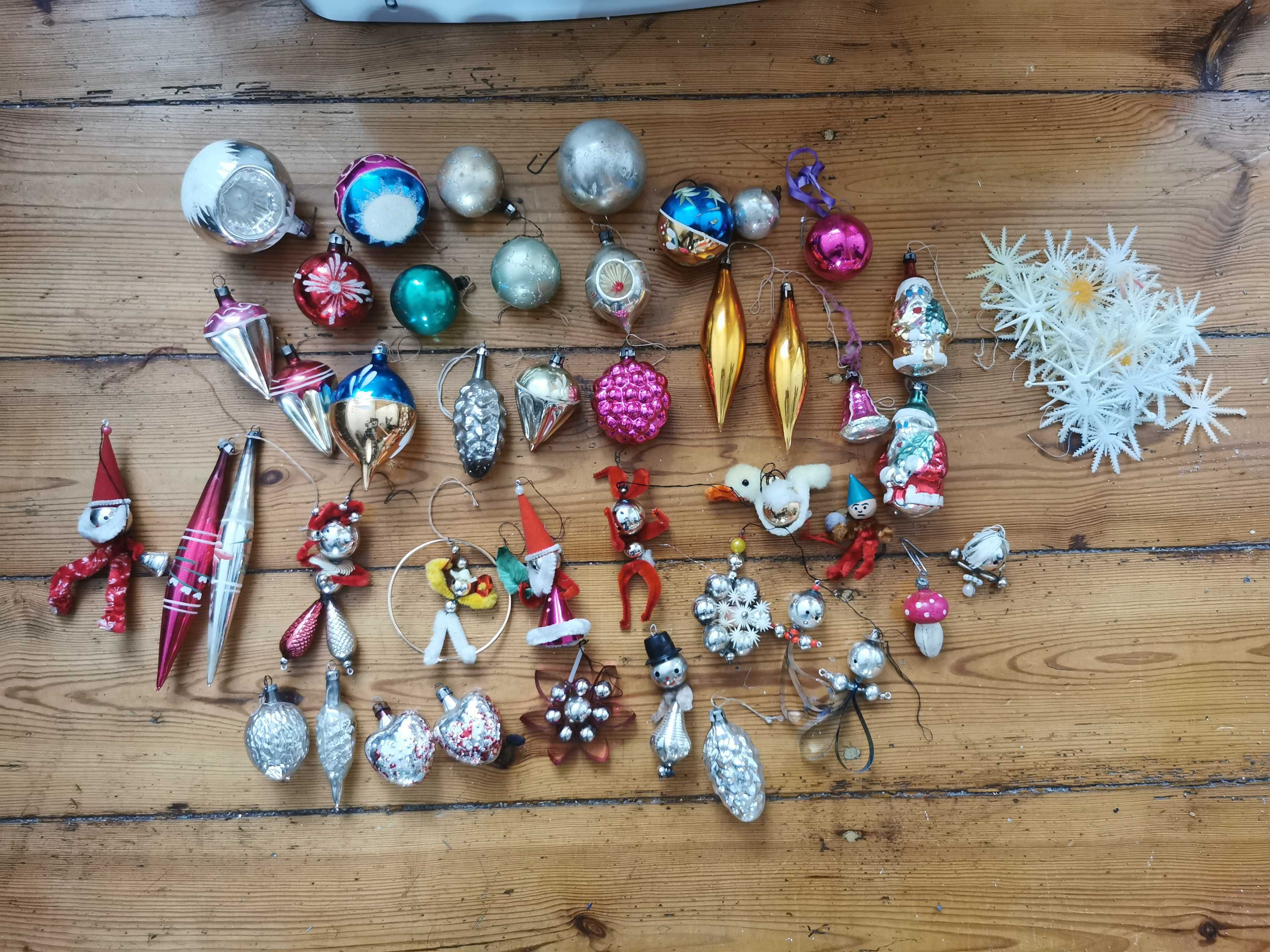 Bombki choinkowe PRL